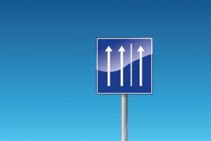Verkehrszeichen 223.1 Seitenstreifen befahren Verkehrszeichen 223.1 Seitenstreifen befahren