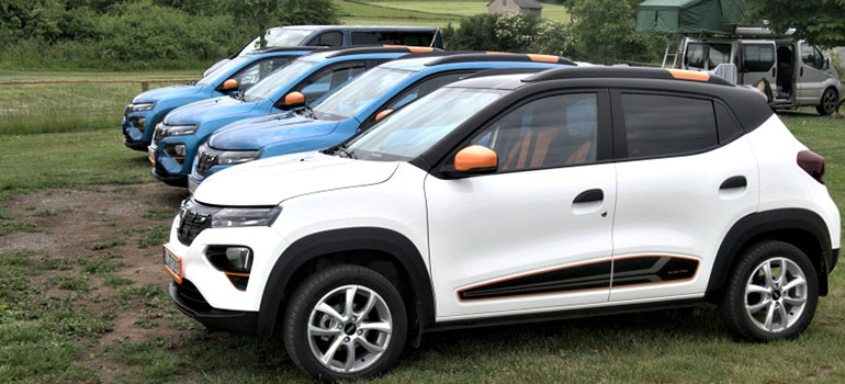 Dacia Spring-Treffen: Fans des Elektroautos genießen tolles