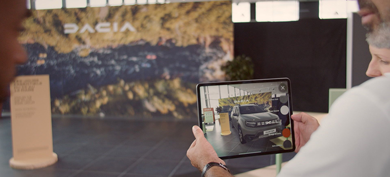 Neue Dacia AR App: Erlebe dein Wunschmodell virtuell zuhause