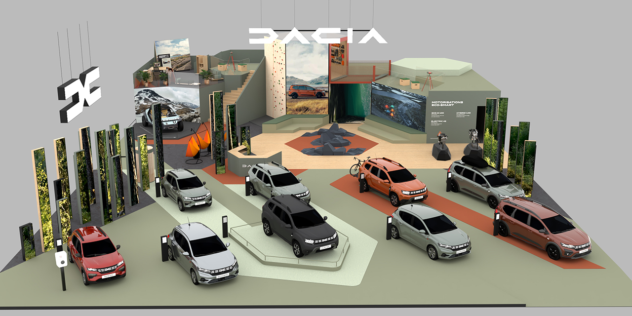 Pariser Motorshow: Dacia zeigt neue Markenoptik und ersten Hybridantrieb