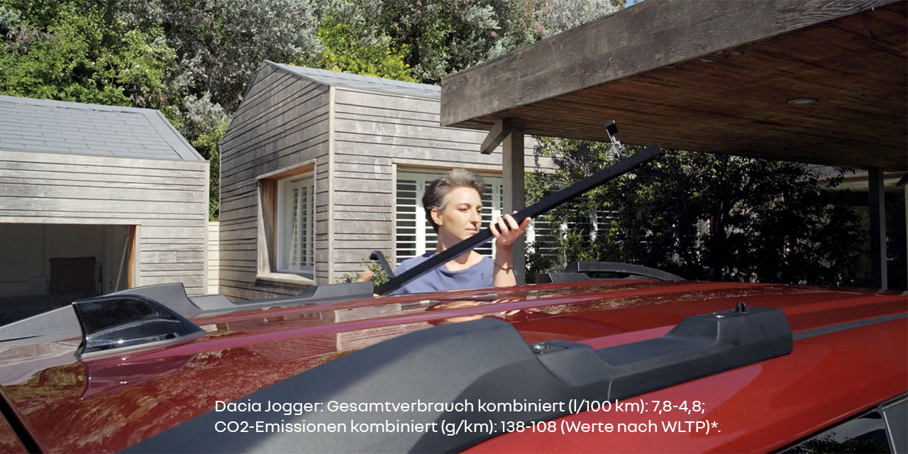 Die modulare Dachreling des Dacia Jogger: ganz schön praktisch - Blog Dacia