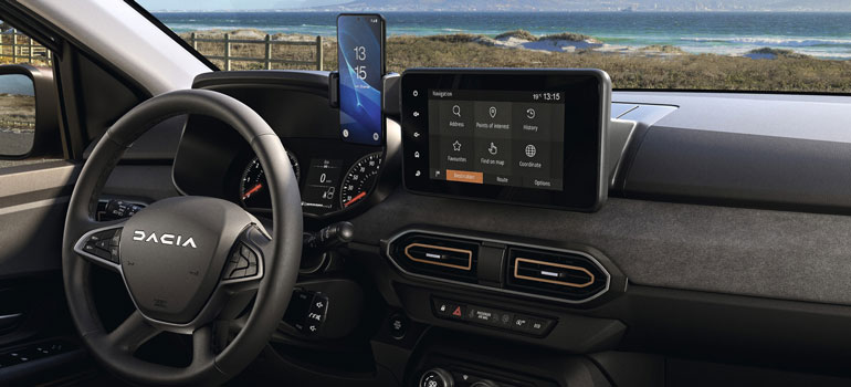 Dacia Sandero Extreme mit großem Multimedia Display