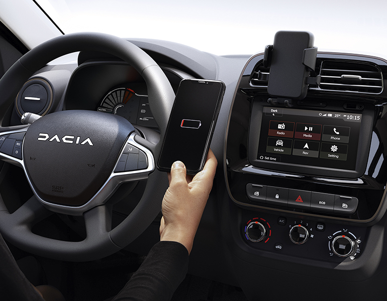 🇩🇪 Dacia Spring electric 2023 Frunk!!! ❤️❤️ geiles Zubehör 