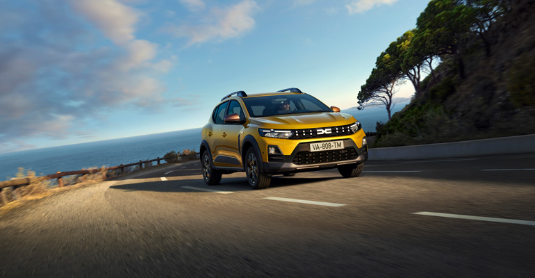 Dacia auf Straße