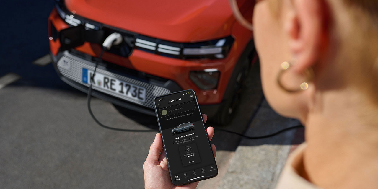 Dacia Spring Ladesteuerung per App