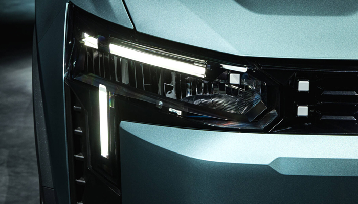 Lichtsignatur des Dacia Striker
